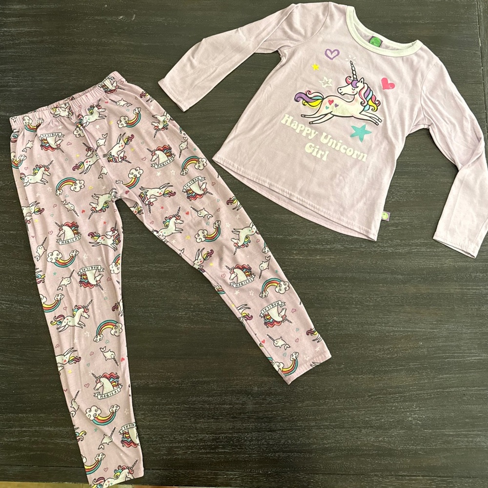 Dollie & Me Girls Purple Pj Set Purple 7